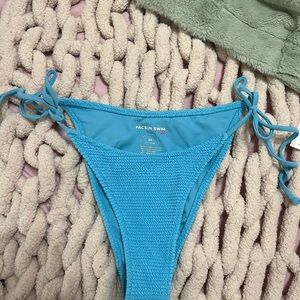 PacSun Teal Bikini Bottom with Side Ties